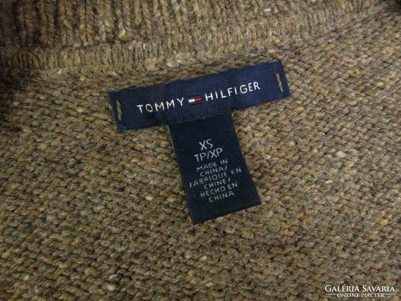 Original tommy hilfiger (xs / s) stretch women's 3/4 sleeve cardigan top