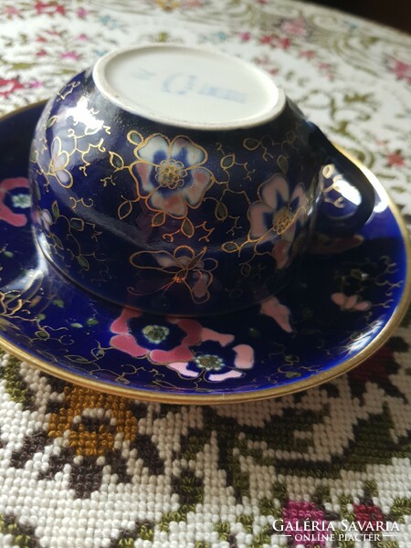 Antique Zsolnay tea cup and saucer