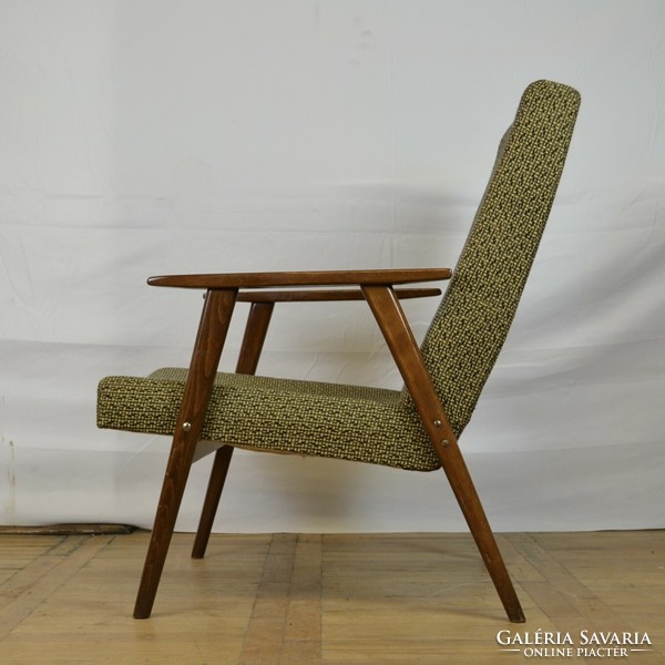 Czechoslovakian retro mier armchair mid-century armchair (2 pieces)