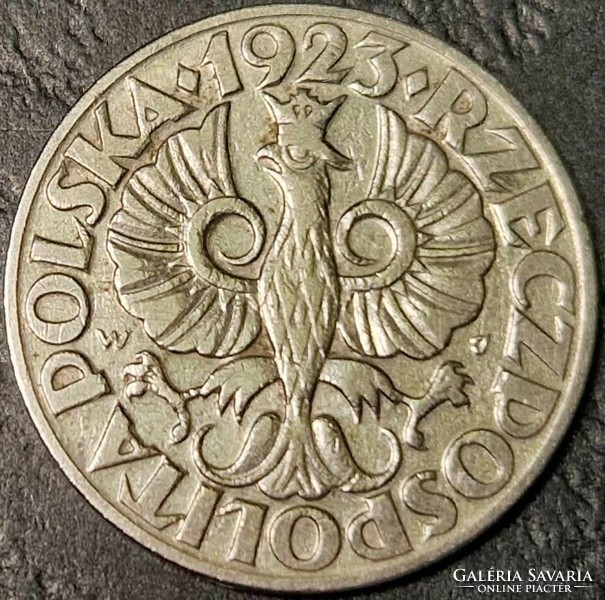 Poland 50 grosz (garas), 1923.