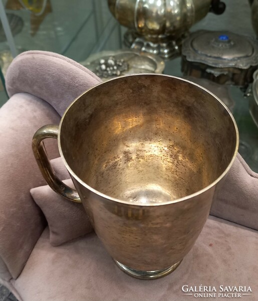 Antique silver mug