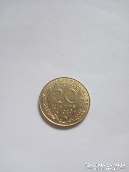 Extra szép 20 Centimes Franciaország 1996 !