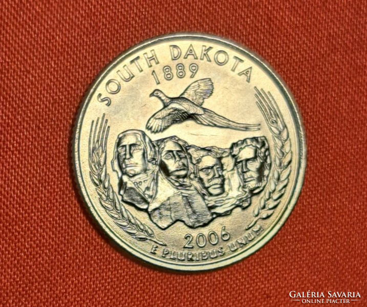 2006  South Dakota emlék USA negyed dollár " Szövetségi Államok" sorozat (513)