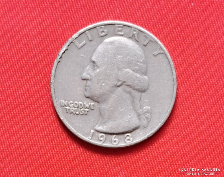1968. USA negyed dollár (1778)