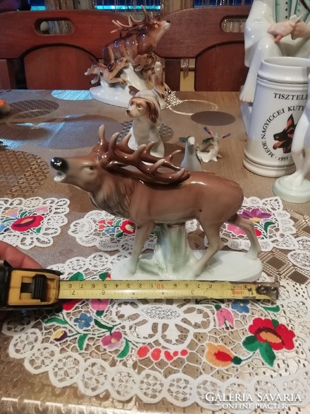 Numbered from antique porcelain deer collection