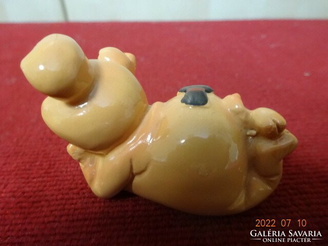 German glazed ceramic lucky pig. He has! Jokai.