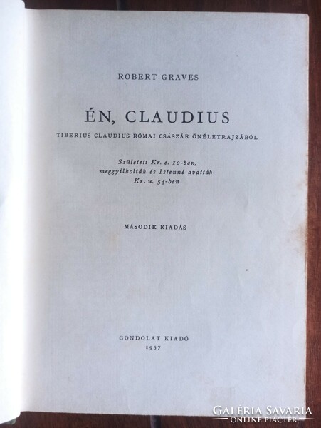 Graves, robert: i, claudius + claudius, the god