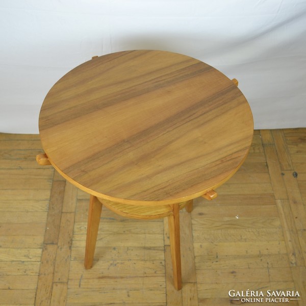 Retro round coffee table
