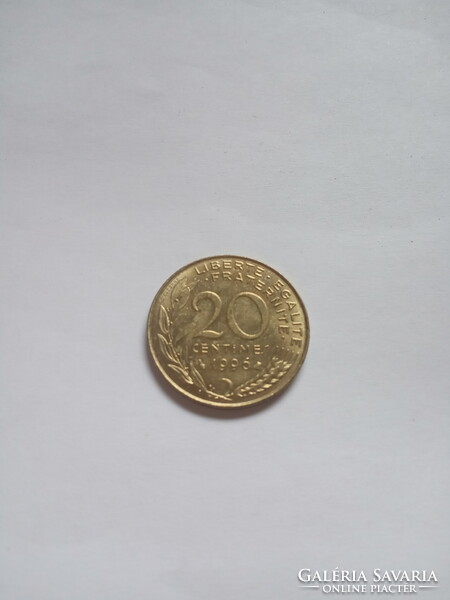 Extra szép 20 Centimes Franciaország 1996 ! ( 3 )