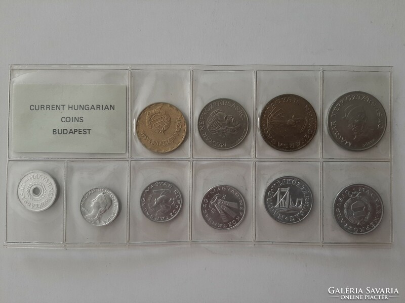 Hungarian monetary series 1985 with rare 1 HUF in original case