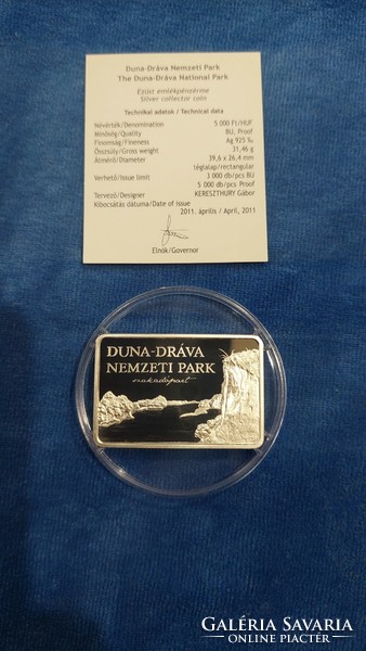 2011. Annual Danube-Drava National Park silver commemorative medal pp