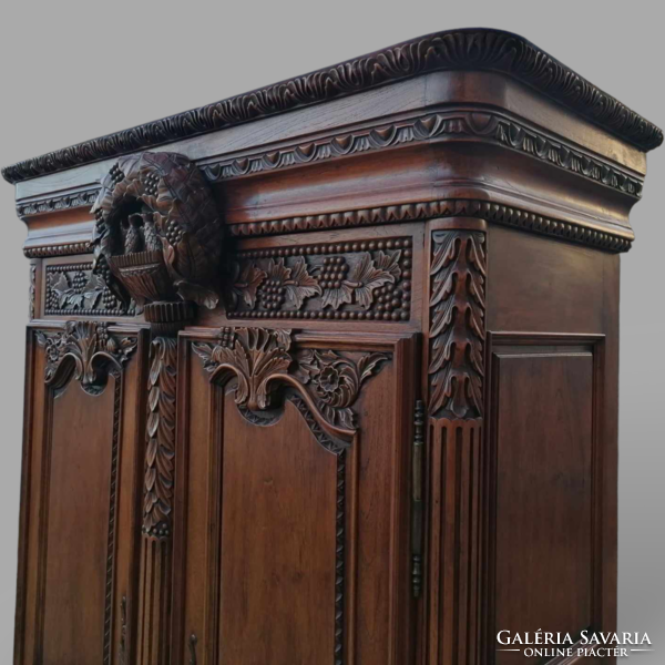 Antique baroque cabinet-wardrobe
