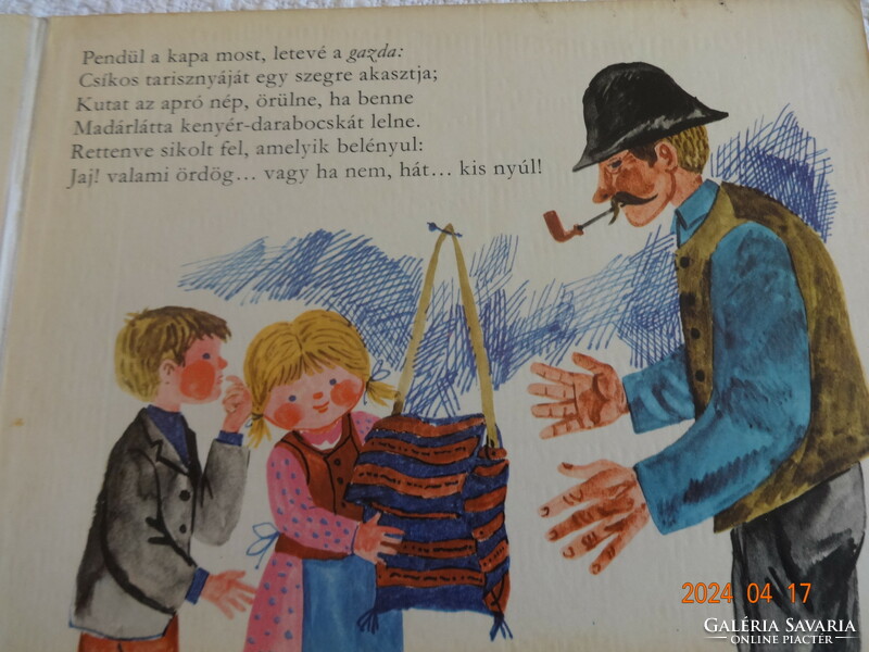 It's evening, it's evening - hardback old storybook with pages by Károly Reich (1981)