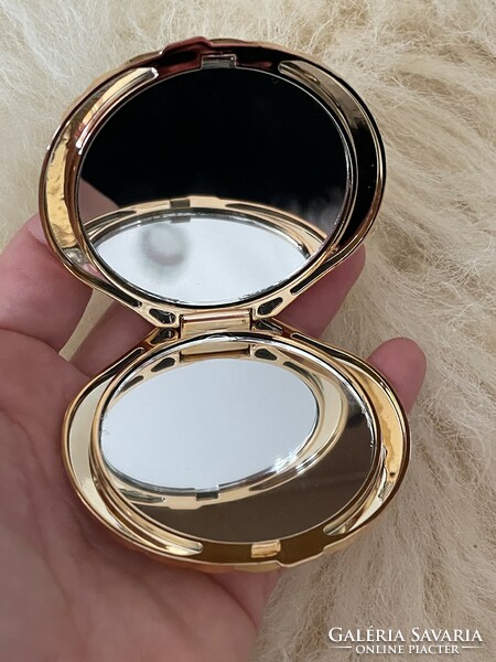 Pipere beautiful jewelry shell comb shell hand mirror opening magnifying mirror and plain mirror
