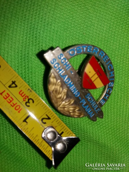 Old small Austria - Austrian ski school badge badge as shown in the pictures