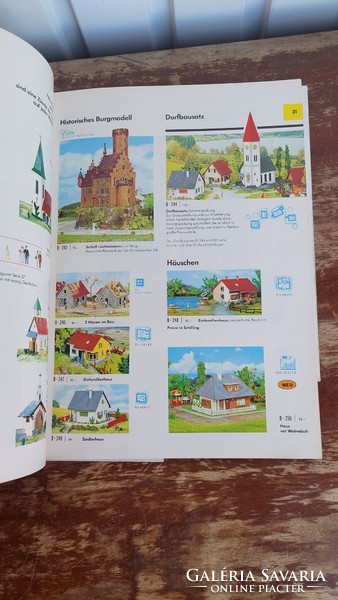 FALLER 1970. játék prospektus, katalógus (100)