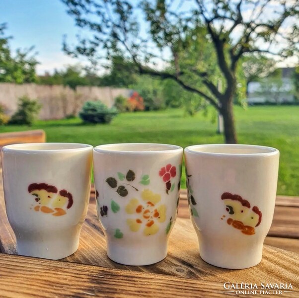 Zsolnay butterfly cup 3 pcs