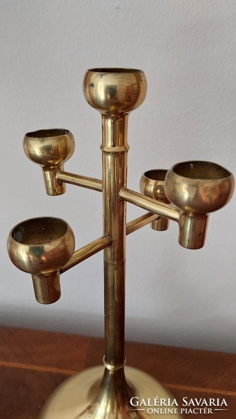 Art deco metal candle holder from László in Bath