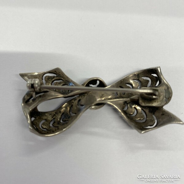 Antique silver brooch