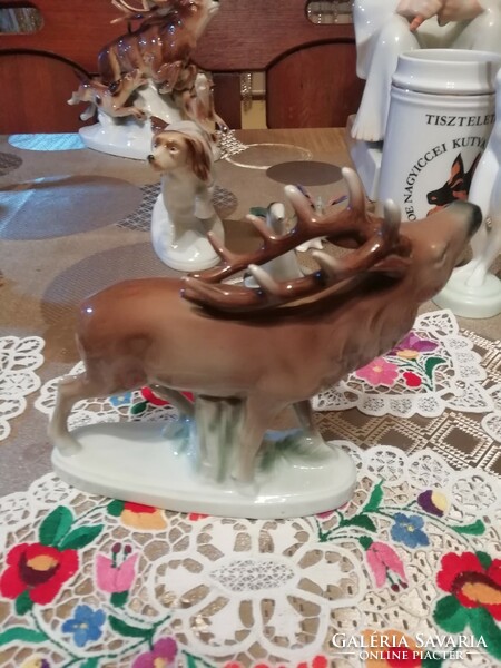 Numbered from antique porcelain deer collection