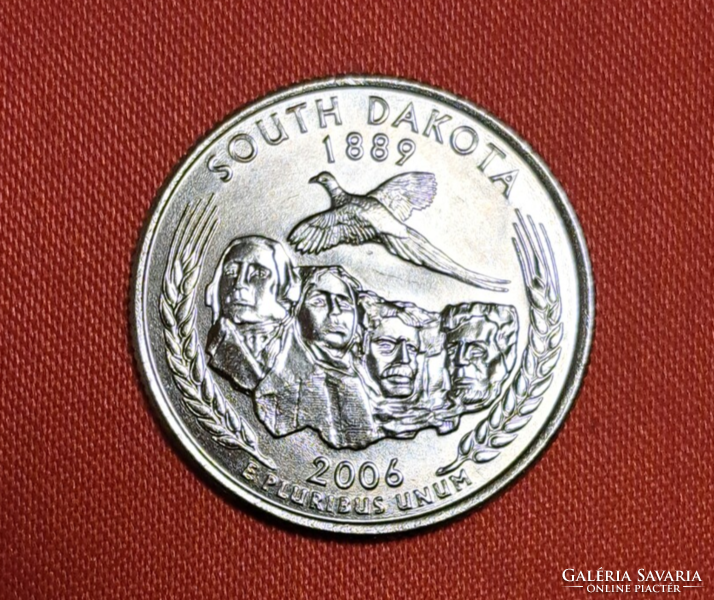 2006  South Dakota emlék USA negyed dollár " Szövetségi Államok" sorozat (513)