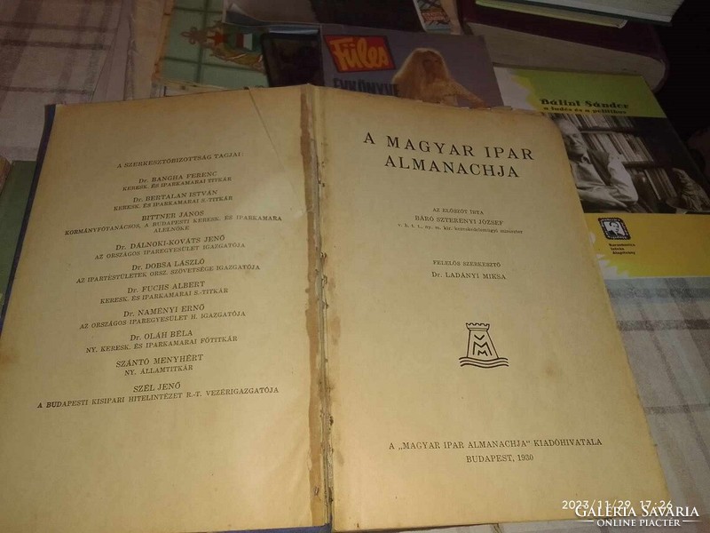 A Magyar Ipar Almanachja 1930