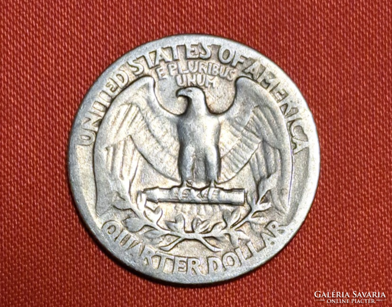 1934. US silver quarter dollar, 25 cents (761)