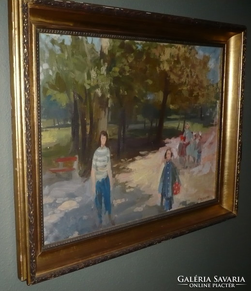 Tibor Silberhorn's signed oil painting 