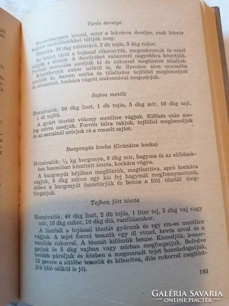 Ilona Horváth: cookbook 1965.