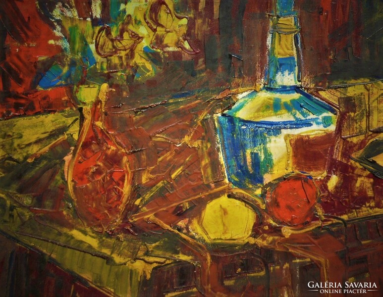 Unknown painter (2nd half of the 20th century): still life
