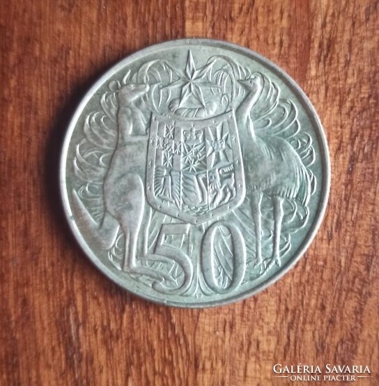 Australia Silver 50 Cents 1966 (12.88g, 0.800, 31.2mm)