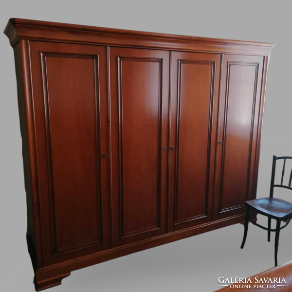 Cognac bedroom set, wardrobe, wardrobe