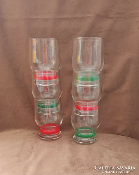 Art deco wine glass set