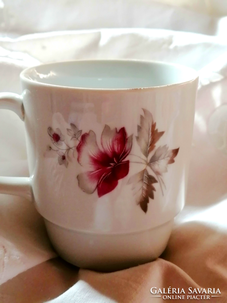 Alföldi, retro, floral cup, mug 17.