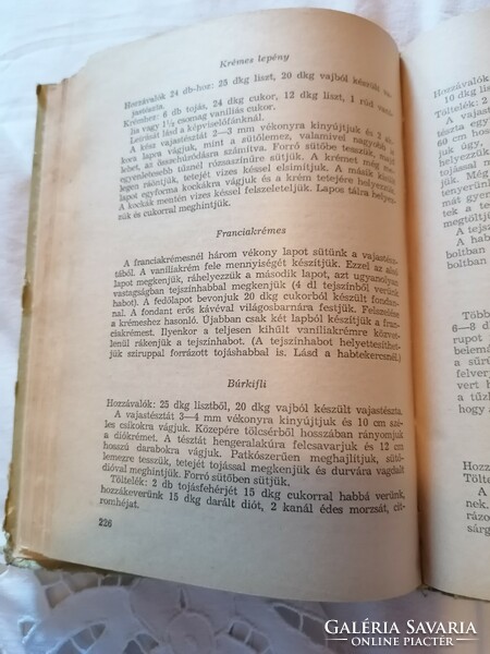 Horváth Ilona: Szakácskönyv (III. bővített kiadás)   1962.