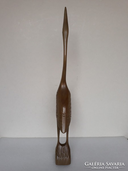 Retro faragott gém, fa madár, 42 cm