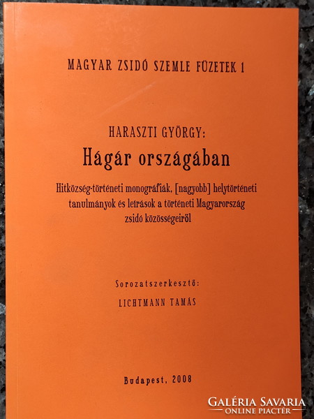Hungarian Jewish review pamphlets 1. - Judaica
