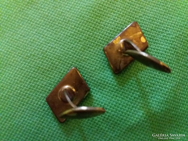 Antique, very nice obsidian stone men's cufflinks, pair, condition according to the pictures.