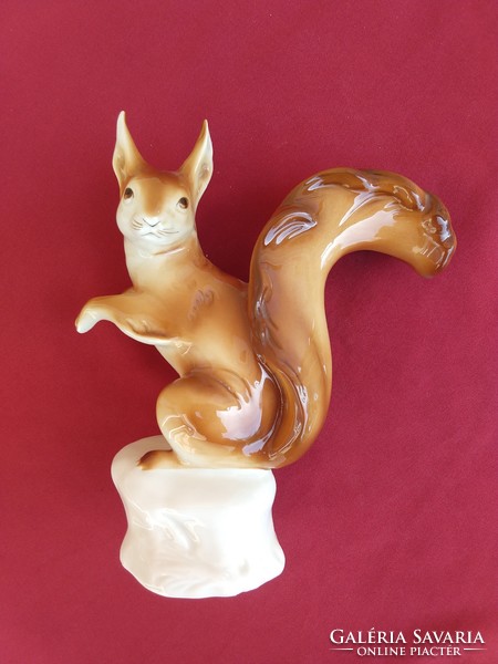 Royal Dux  nagy mókus , 25 cm,,Hibátlan,,