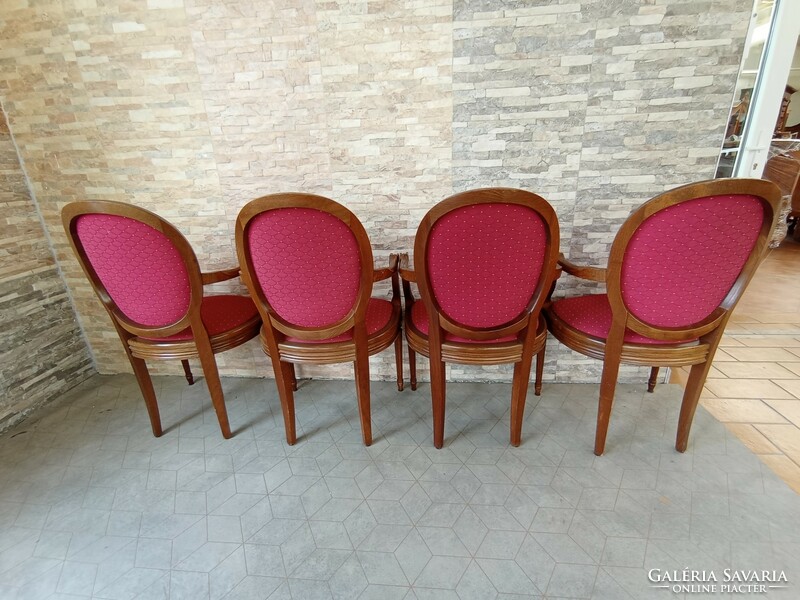 French baroque armchair chairs