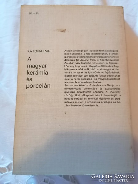 Imre Katona: Hungarian ceramics and porcelain 1978.
