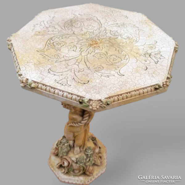 Baroque pedestal, flower stand, folding table, coffee table