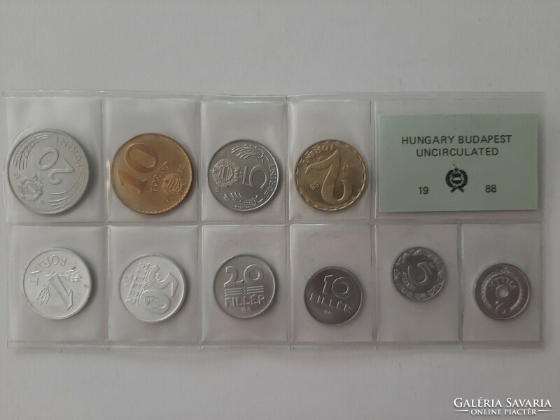 Hungarian monetary series 1988 in original case