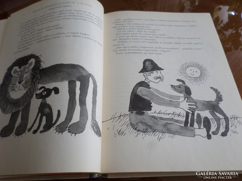 Mother Bear is looking for a nanny foreign folk tales for kindergarteners with drawings by Károly Reich, 1977