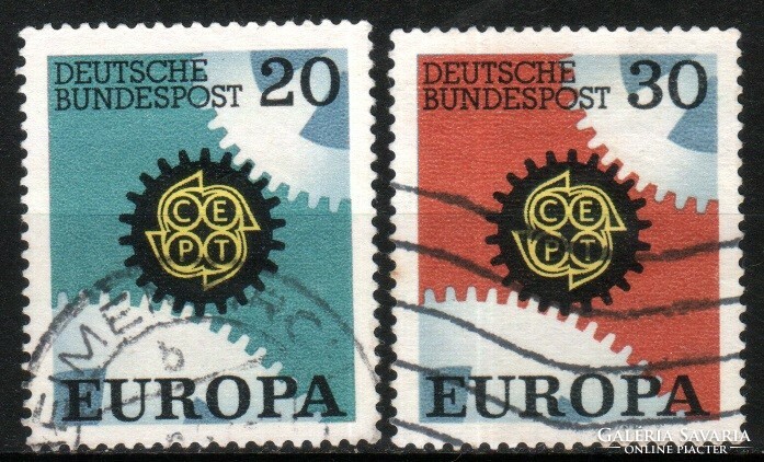 Bundes 3813 mi 533-534 €0.70
