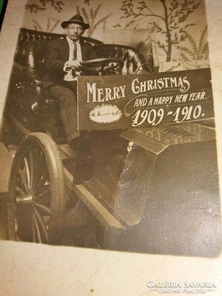 Antik Oldtimer autós 1909 képeslap BUÉK USA McCelister market str.St. Louis 1918 a képek szerint