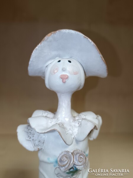 Esther Zákány ceramic lady bell