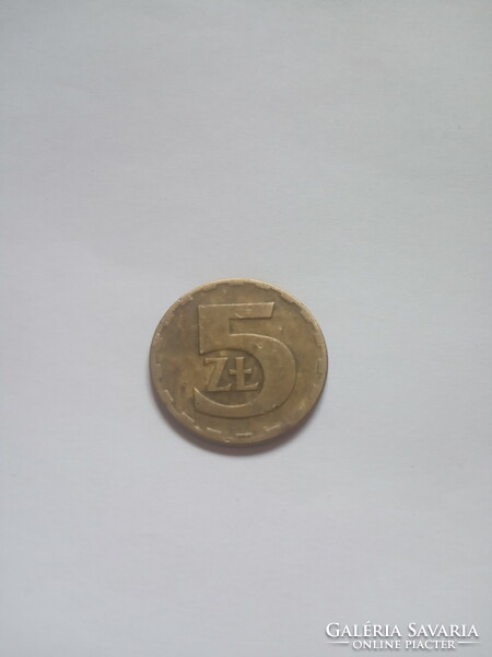 5  Zloty Lengyelország  1977 !!