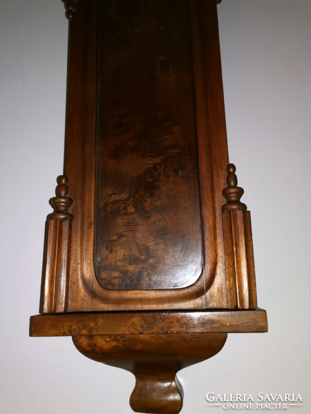 Small wall clock case with bider weight