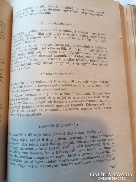 Horváth Ilona: Szakácskönyv (III. bővített kiadás)   1962.